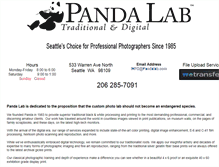 Tablet Screenshot of pandalab.com